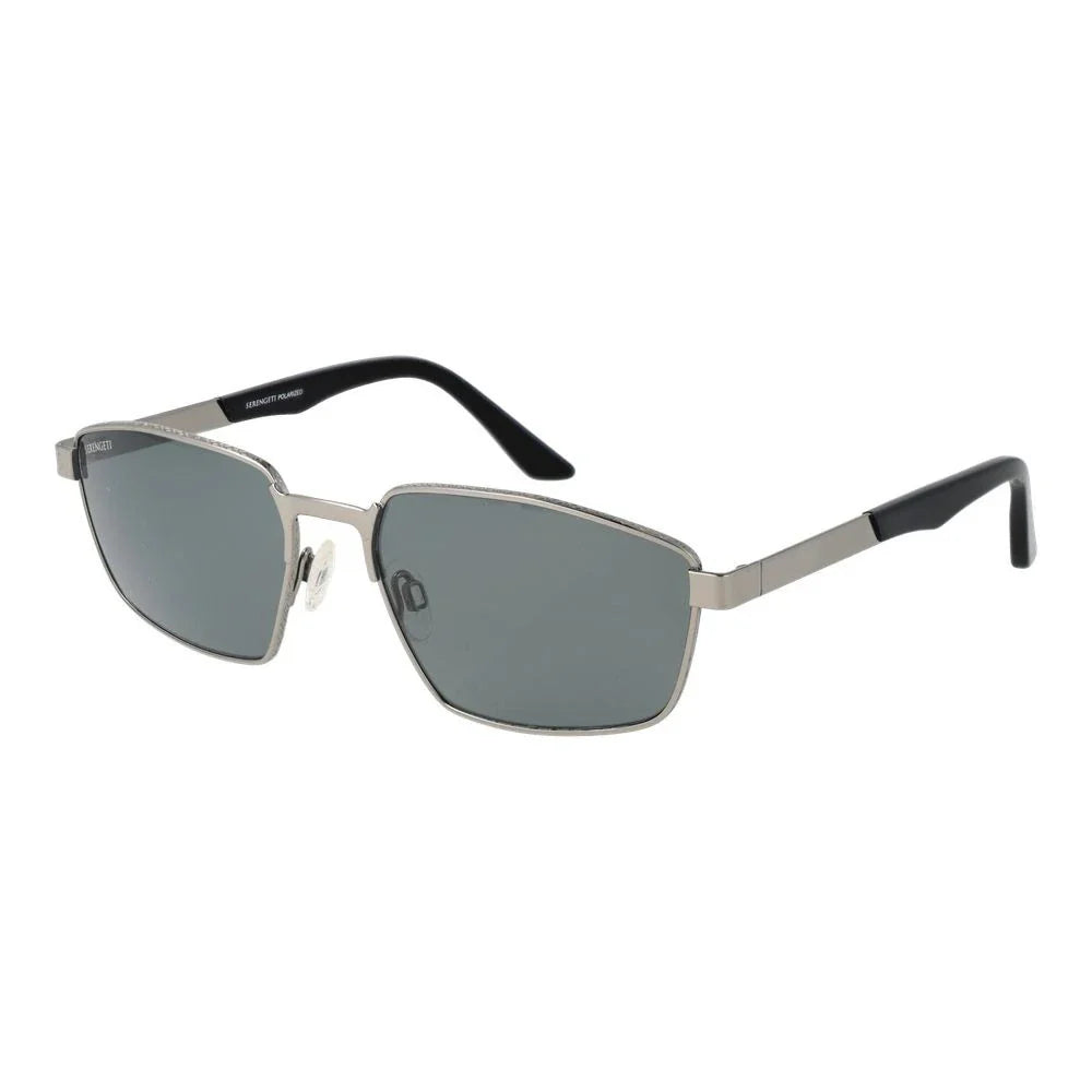 Serengeti Gray Metal Sunglasses 100% Authentic